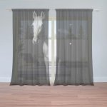 Sablio Záclony Kůň ve stínu: 2ks 150x250cm – Hledejceny.cz