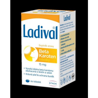 Ladival Beta Karoten 15mg 60 tablet – Zbozi.Blesk.cz