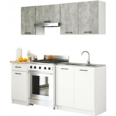 Akord Kuchyňský set OLIVIA 1,8 m beton/bílá – Zboží Dáma