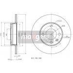 Brzdový kotouč VW přední 10MM MAXGEAR – Sleviste.cz