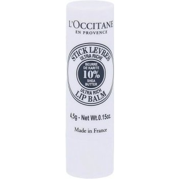 L'Occitane En Provence Výživný balzám na rty s bambuckým máslem Stick Levres Lip Balm Stick 4,5 g