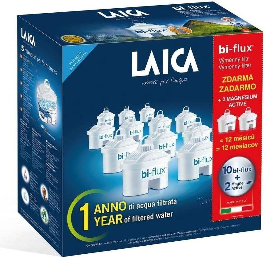 Laica Bi-Flux univerzální 10 ks + 2 ks magnézium F12SES0 od 1 090 Kč -  Heureka.cz