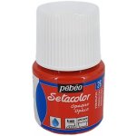 Pebeo Setacolor Opaque č.26 červená rumělka 45 ml – Hledejceny.cz