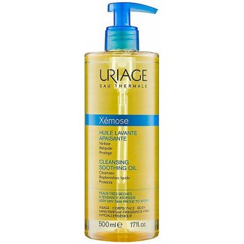 Uriage Xémose Zklidňující čisticí olej na obličej a tělo (Cleasing Soothing Oil) 500 ml