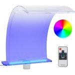 vidaXL Bazénová fontána s RGB LED osvětlením akryl 50 cm – Zboží Dáma