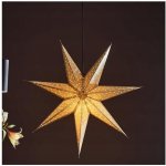 Markslöjd Hvězda GLITTER E14 6 W zlatá 75 x 75 x 23 cm – Hledejceny.cz