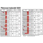 Roční plánovací karta formát A5 2025 – Hledejceny.cz