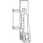 WINKHAUS Rohové ložisko EL.HT.18-12.RS 12/18-9V/13V 130 kg pravé stříbrné – Zbozi.Blesk.cz