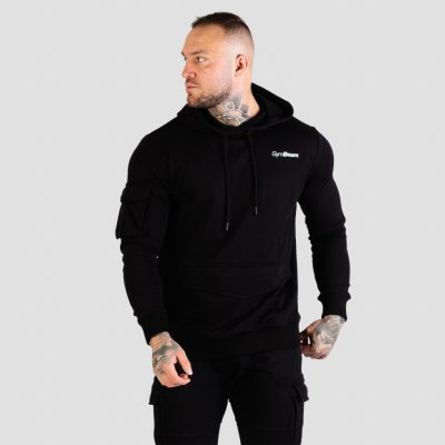 GymBeam Mikina TRN Hoodie Black – Zboží Mobilmania