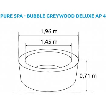 Intex Pure Spa Bubble Wood 28440