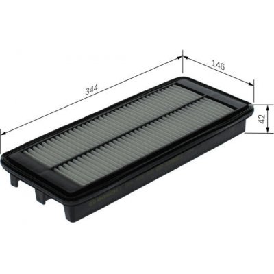 Vzduchový filtr BOSCH F 026 400 666 – Hledejceny.cz