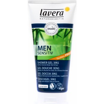 Lavera Sensitive sprchový gel a šampon pro muže 3v1 BIO 200 ml