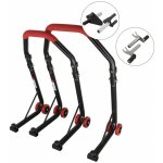 SEFIS D18 moto stojan přední a zadní set - červený - vidle / 2v1 – Sleviste.cz