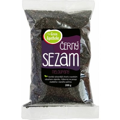 Apotheke Green Sezam černý neloupaný 200 g – Zboží Dáma