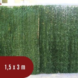 Umělý živý plot jehličnatý - výška 150 cm, balení 3 m - světle zelený  příslušenství k plotu - Nejlepší Ceny.cz