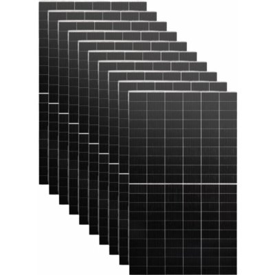 Das Solar Fotovoltaický systém N-TYP Solar panel 425W oboustranné sklo plná černá 10ks – Zbozi.Blesk.cz