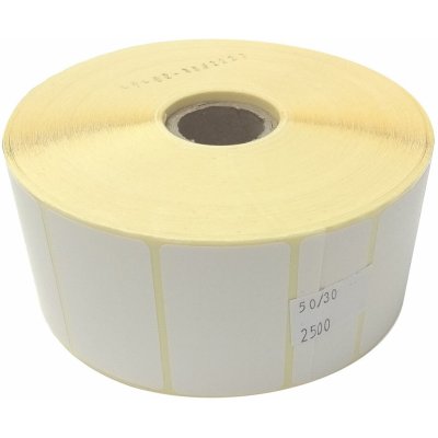 Etiketa na kotouči 50x30mm, papírová – Zboží Živě