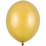 PartyDeco Balónek medově zlatý metalický 27 cm – Zboží Mobilmania