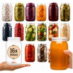 Bimberek Skleněná zavařovací sklenice bez víčka 900 ml – Hledejceny.cz