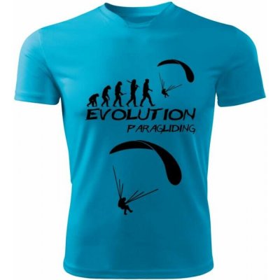 Evolution PARAGLIDING dětské tričko tyrkysové – Hledejceny.cz