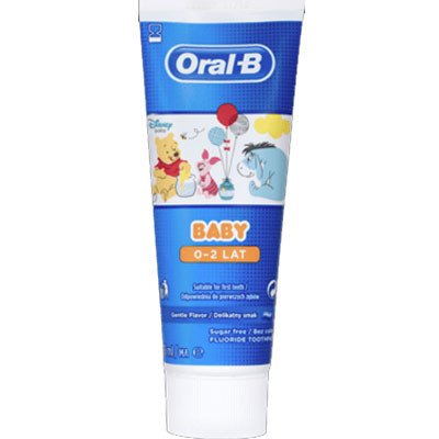 Oral-B dětská WINNIE THE POOH 0-2 ORBTP075WTP 75 ml – Hledejceny.cz