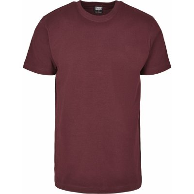 Urban Classics Basic Tee tmavě vínové