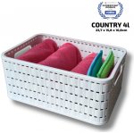 Rotho S Ratanový košík bílý Country 4l RT1165501100 – Hledejceny.cz