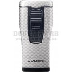 Colibri Doutníkový plynový cigar lighter Monaco II Carbon design Silver 295311 – Hledejceny.cz