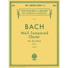 G. Schirmer Noty pro piano Well Tempered Clavier Book 2