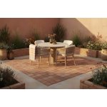 Hartman Girona & Altea cappuccino – kulatý stůl 120 cm + 4 křesla – Hledejceny.cz