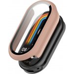 VSECHNONAMOBIL 117837 PC FULL COVER Plastový kryt se sklem pro Xiaomi Smart Band 10 / 10 NFC starorůžový – Zboží Živě