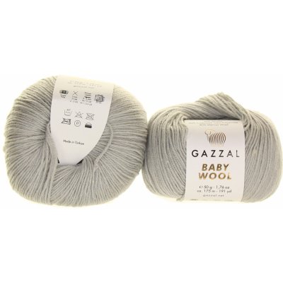 Gazzal Baby Wool 817 světle šedá – Hledejceny.cz