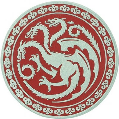 Placka Game of Thrones - Targaryen – Zboží Mobilmania