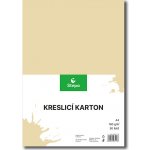 Barevná čtvrtka, 50ks, A4, 180g/m2, krémová – Sleviste.cz