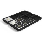 Mincovní paleta LEUCHTTURM Mazzola pro 12 čtvercových kapslí Quadrum, černé 353842 – Hledejceny.cz