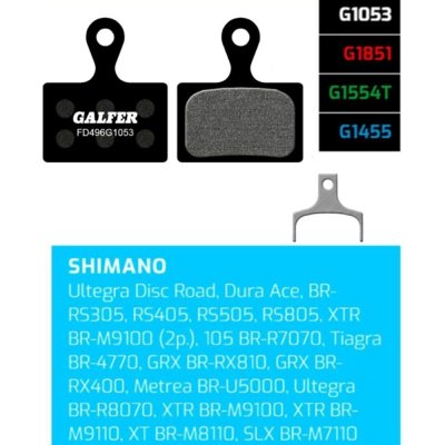 Shimano Galfer brzdové destičky FD496 – Zboží Dáma