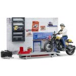 Bruder 62102 Motodílna s figurkou mechanika a motorkou Ducati Scrambler – Sleviste.cz