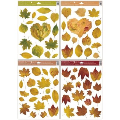 Přerov Okenní folie 30x42 cm přírodní podzimní listy / 6849 221725 – Zboží Mobilmania