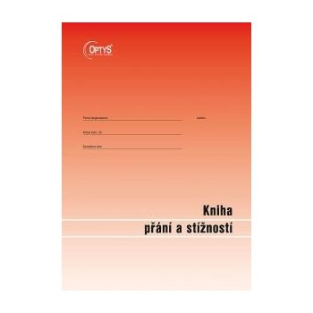 Optys 1256 Kniha přání a stížností A4 nepropisující 32 listů