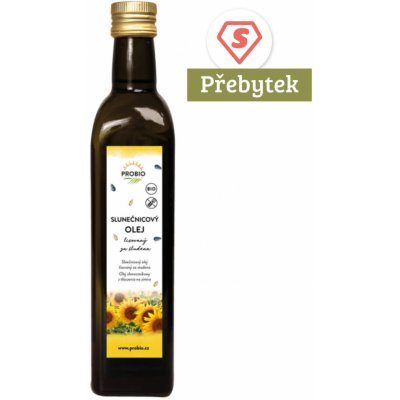 ProBio Slunečnicový olej lisovaný za studena 500 ml BIO – Zboží Dáma