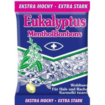 Mieszko S.A. Eukalyptus extra strong bonbóny 150 g