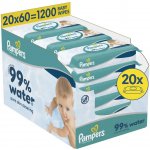 Pampers Vlhčené ubrousky Aqua Soft Touch 20 x 60 ks 1200 ks – Hledejceny.cz
