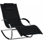 tillvex Relax Lounger Černá – Sleviste.cz