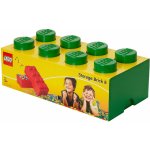 LEGO® úložný box 25 x 25 x 18 cm tmavě zelená – Zboží Dáma