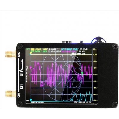 NanoLab NanoVNA-H 50kHz-900MHz přenosný vektorový síťový analyzátor