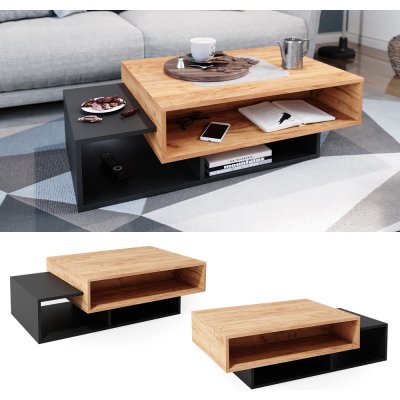 Vicco Bari Anthracite Gold Power Coffee Table – Hledejceny.cz