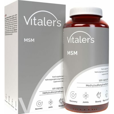 Vitaler's MSM (organická síra) 700 mg 120 kapslí – Hledejceny.cz