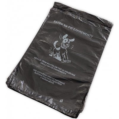 CleverPack sáčky na psí exkrementy černé 20 x 28 cm - blok 50 ks – HobbyKompas.cz