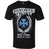 Pánské tričko s potiskem Metal PLASTIC HEAD Agnostic Front BLUE IRON CROSS černá