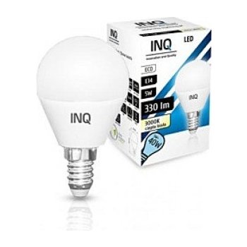 INQ LED žárovka E14 ilum.5W P45 Teplá bílá